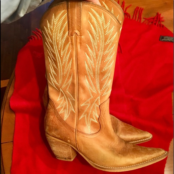 Pilgrim Shoes - PILGRIM Leather Cowboy Boots